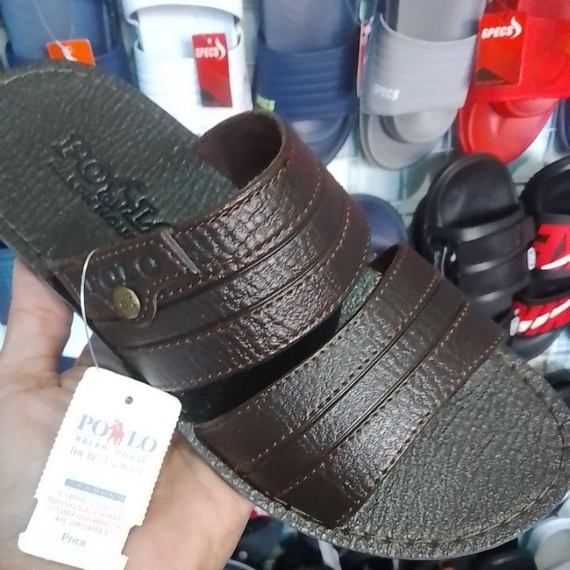 sandal kulit polo sandal kulit pria sandal kulit laki laki ukuran 39 sampai 43