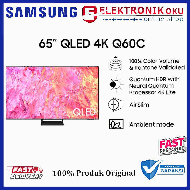 Samsung QLED 65" (Smart TV) QA-65Q60CAK GARANSI RESMI