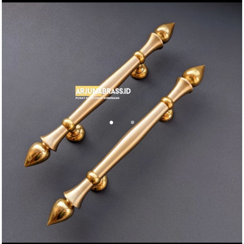 Pull Handle Pintu Kuningan Motif Monas Gold