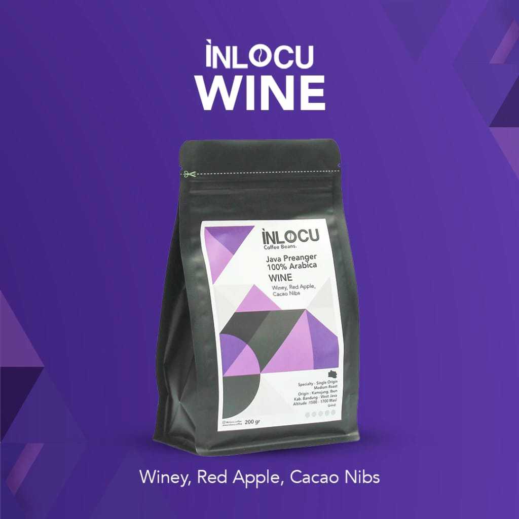 

Kopi Arabica Java Preanger Wine Kamojang 200gr Inlocu Kemasan Pouch