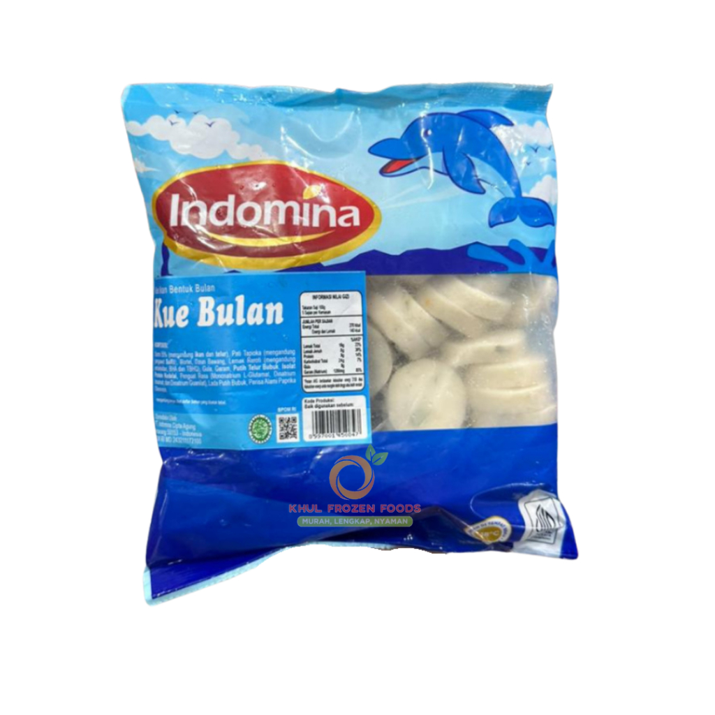 

Indomina Kue Bulan 500Gr / Olahan ikan bentuk bulan / kue bulan frozen / frozen food 500 gr / beku