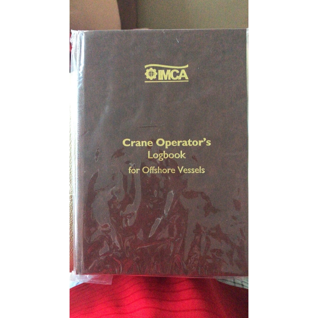 Buku IMCA Crane operators logbook for offshore vessels - IMCA Logbook