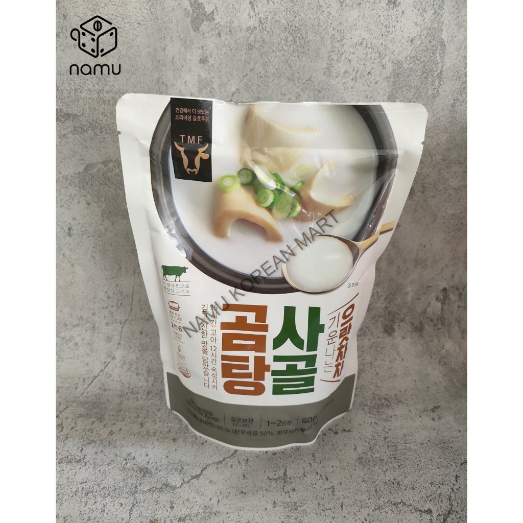 

TMF Beef Leg Bone Soup Sagolgomtang 600gr / Kaldu Tulang Kaki Sapi / Bone Soup / Kaldu Korea / Beef Leg Bone Soup