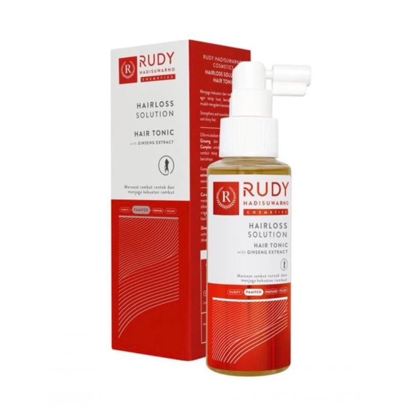 RUDY HADISUWARNO COSMETICES HAIR TONIC GINGSENG EXTRA//HAIR TONIC RAMBUT RONTOK//HAIR TONIC GINGSENG