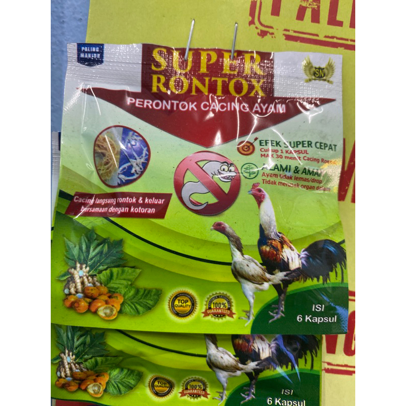 Super Rontok ayam obat Cacing Ayam