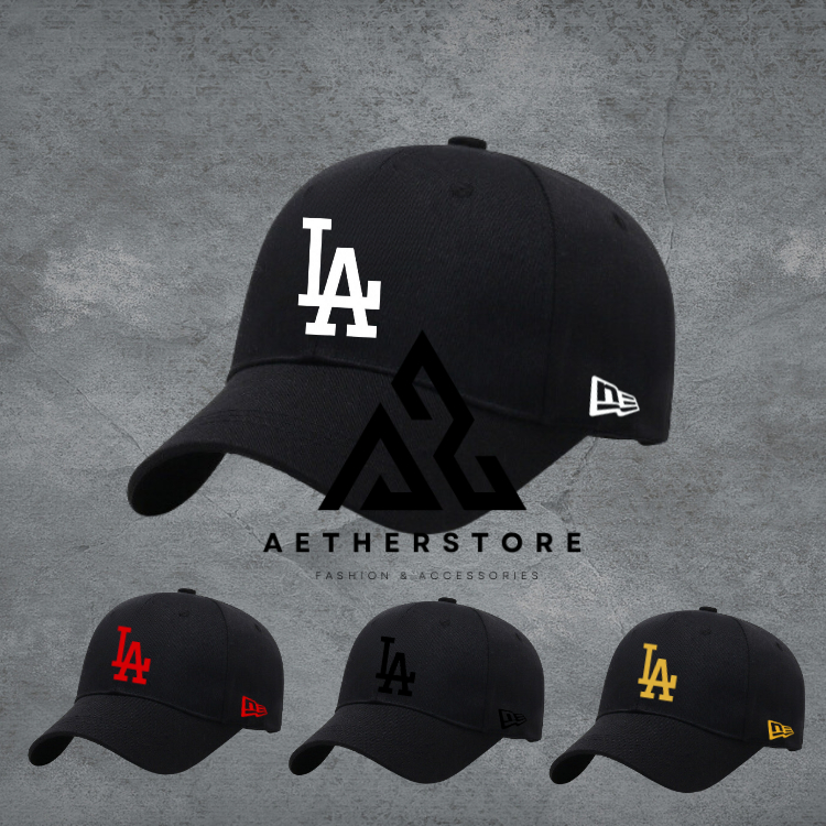 Topi Baseball Dewasa | Topi Baseball Sablon Motif LA Dewasa Laki-laki Perempuan Korean Style | Baseb