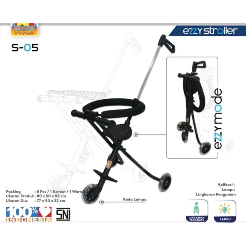 ezzy stroller PMB S-05/kursi dorong baby,