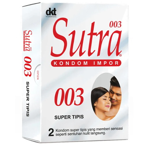 Kondom Sutra 003 Putih Isi 2 / lateks