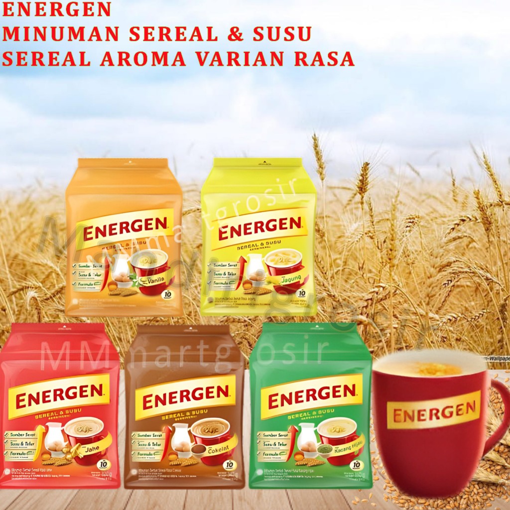 

Minuman Sereal & Susu * Energen * Sereal Aroma Varian Rasa