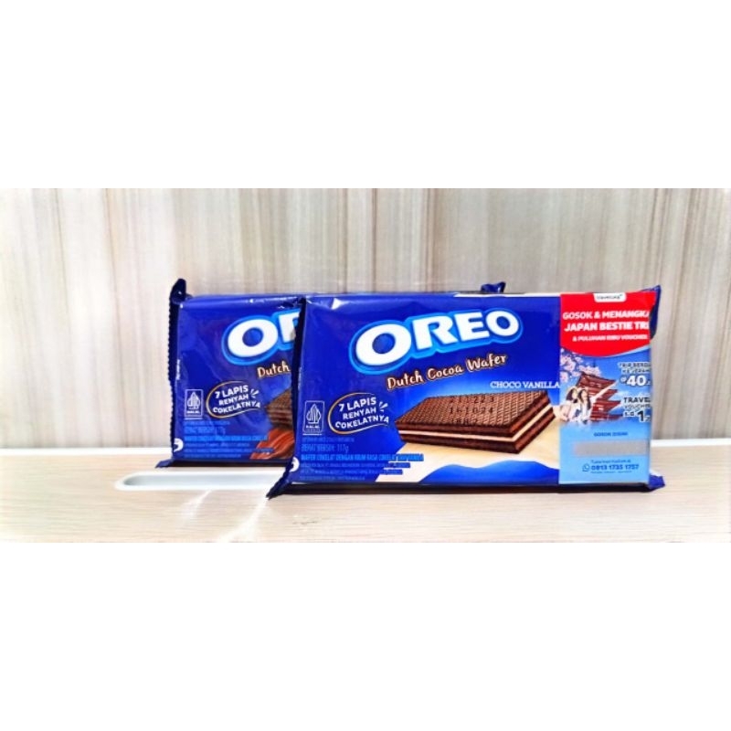 

OREO Dutch Cocoa Wafer 117g | Menangkan Hadiah!!! |