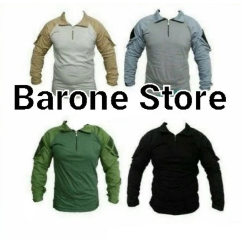 Baju Kaos Tactical BDU / Kaos Panjang Pria / Kaos Lapangan