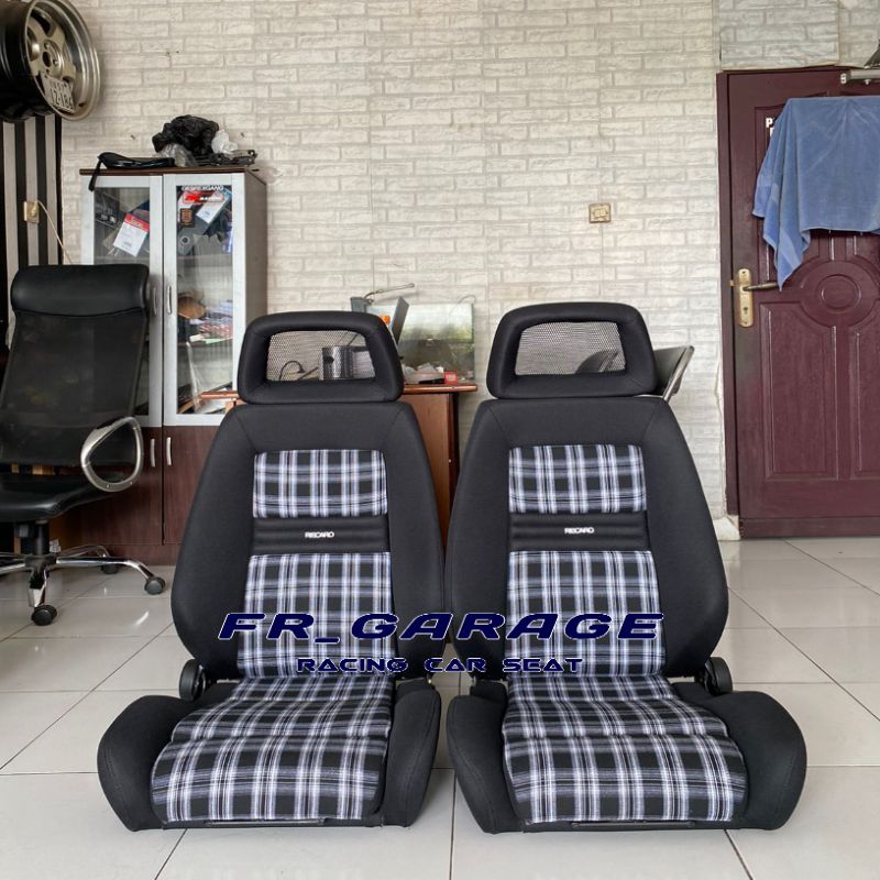 JOK MOBIL RACING LX KOTAK HITAM PUTIH / JOK RACING MOBIL UNIVERSAL