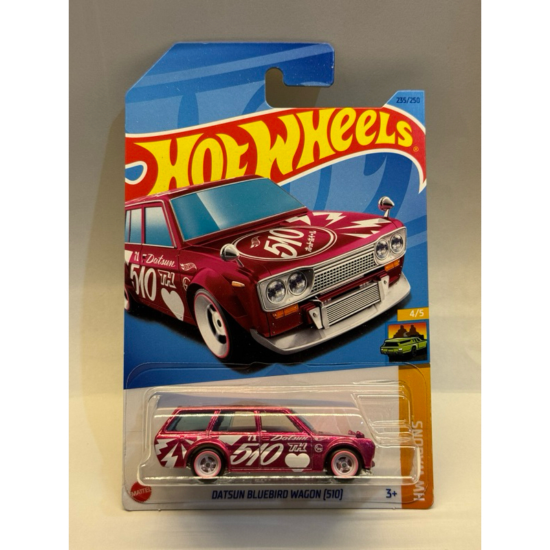 Hotwheels Super Treasure Hunt THS Datsun Bluebird Wagon 510