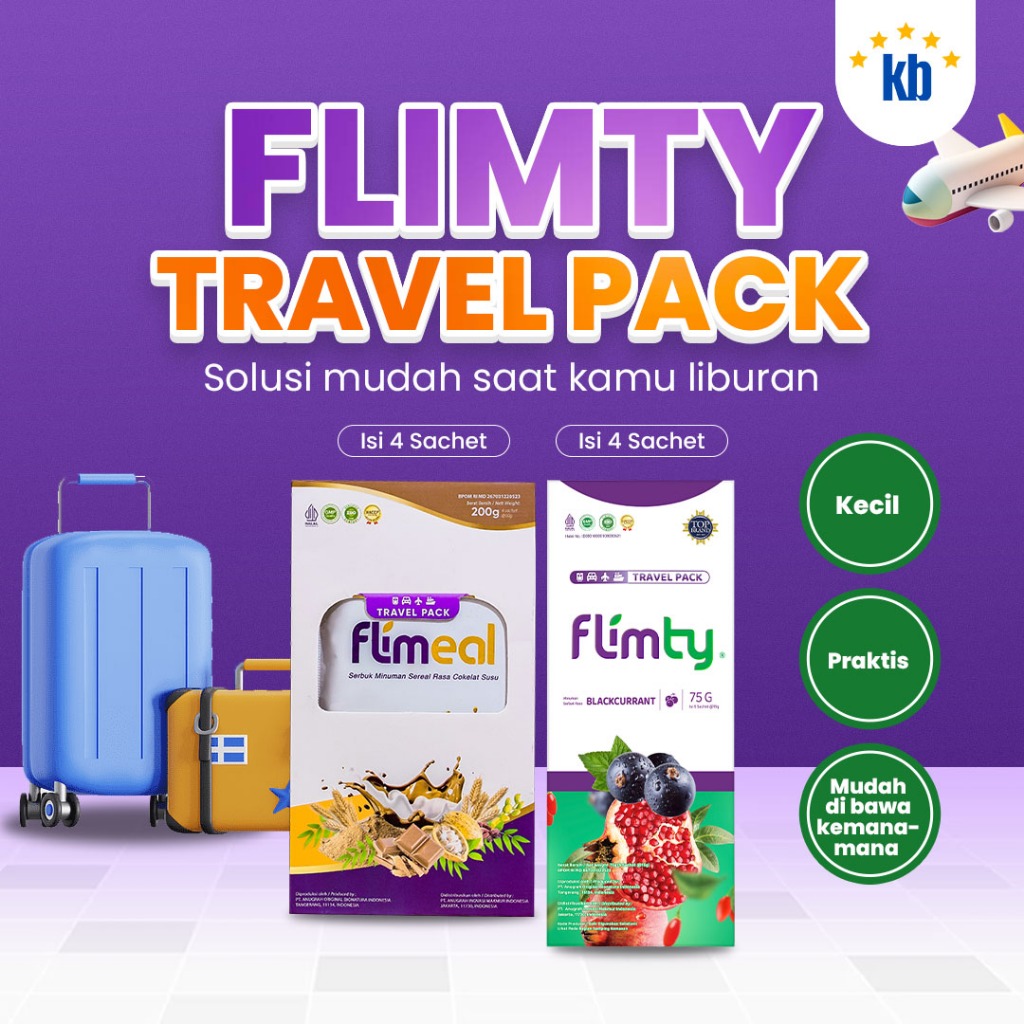 

Flimeal TRAVEL Pack Edition coklat susu isi 4 sachet | flimty