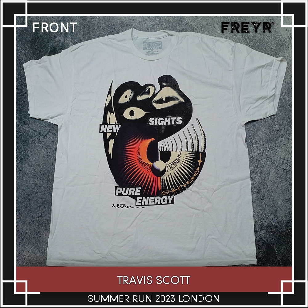 Kaos Band Travis Scott - Summer Run 2023 London Original