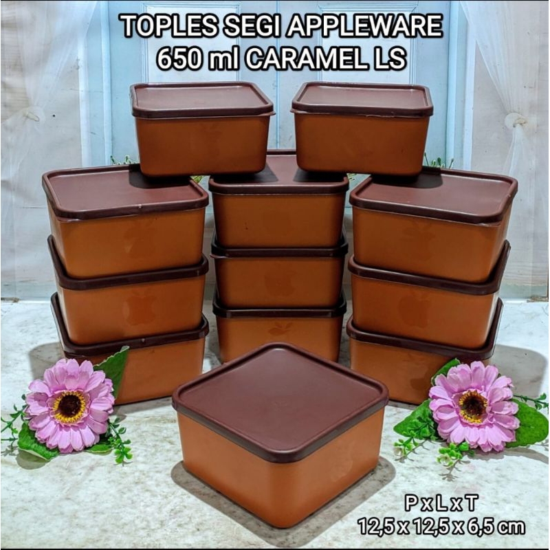 Toples Plastik Segi Appleware Isi 12 Buah