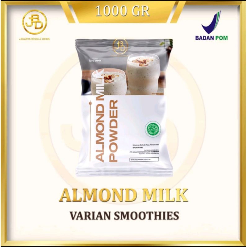 

Bubuk Minuman Premium Almond Milk -Jakarta Bubble Drink | BPOM & HALAL