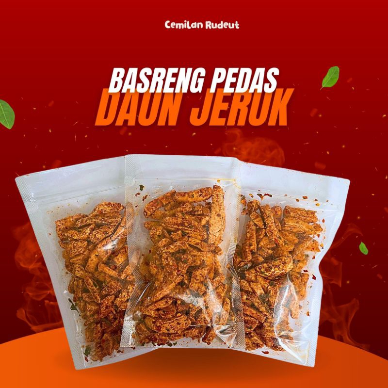 

CEMILAN RUDEUT Basreng Pedas Daun Jeruk 100gr