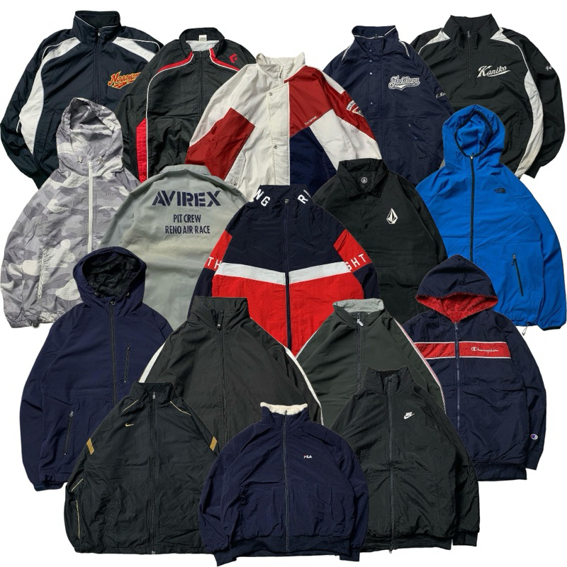 WINDBREAKER JAKET / RUNNING JAKET / JAKET TIPIS / COACH JAKET / VINTAGE CASUAL WINDBREAKER