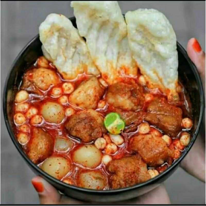 

Baso aci isi tahu kering 2 pcs /promo baso aci hott jeletot, baso aci sudah di vacum