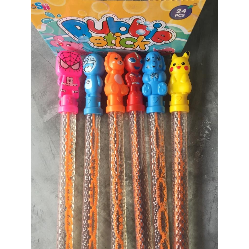 BUBBLE STIK - 1 PC - SANRIO / BUBBLE STICK / SABUN AIR / GELEMBUNG SABUN / MAINAN STICK BUBBLE BESAR