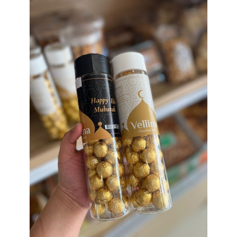 

VELLINA CHOCOLATE GOLD ISI 50 BUTIR 1 SET ISI 2 BOTOL
