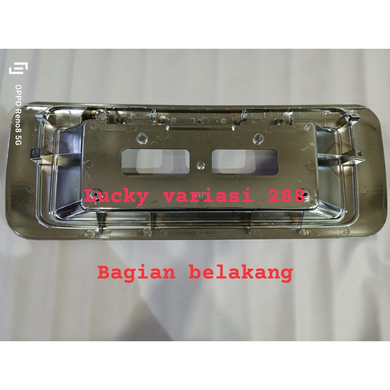 vbg Ornament Plat Nomor List Bagasi Belakang Mobil Kijang New 1997-2004 LX LSX LGX Ornament Kijang