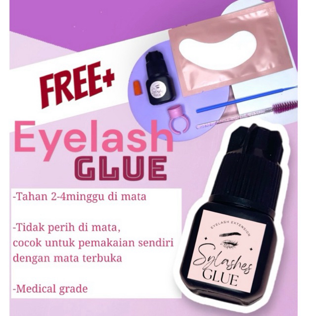 lem bulu mata eyelash extension psang sendiri tahan 2-3 minggu