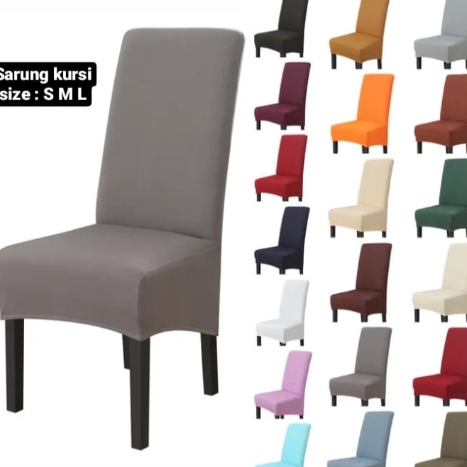 Hot Promo  Sarung kursi makan  cover kursi makan POLOS