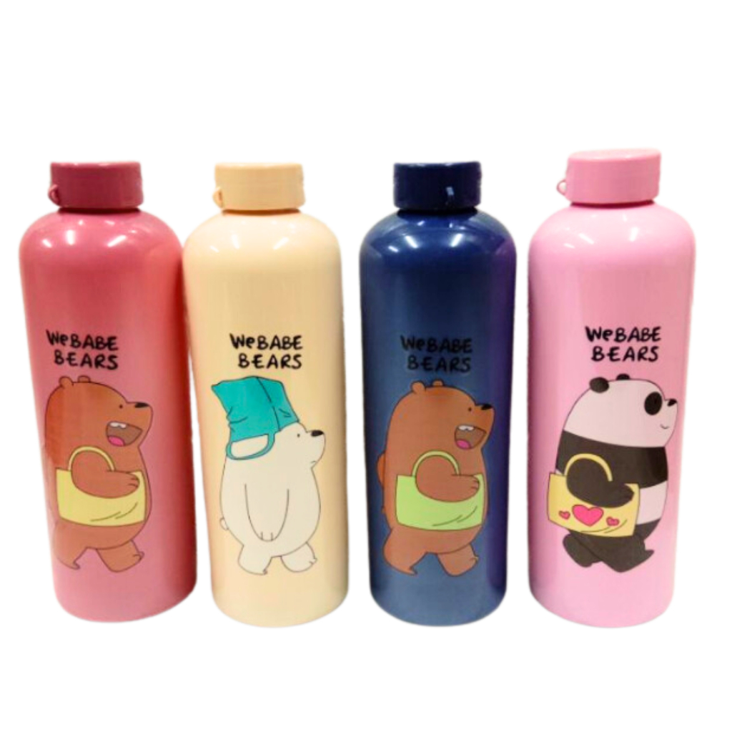Botol Minum 1 liter We Bears/ Botol Minum bekal/ botol minum lucu/ botol minum buat anak sekolah