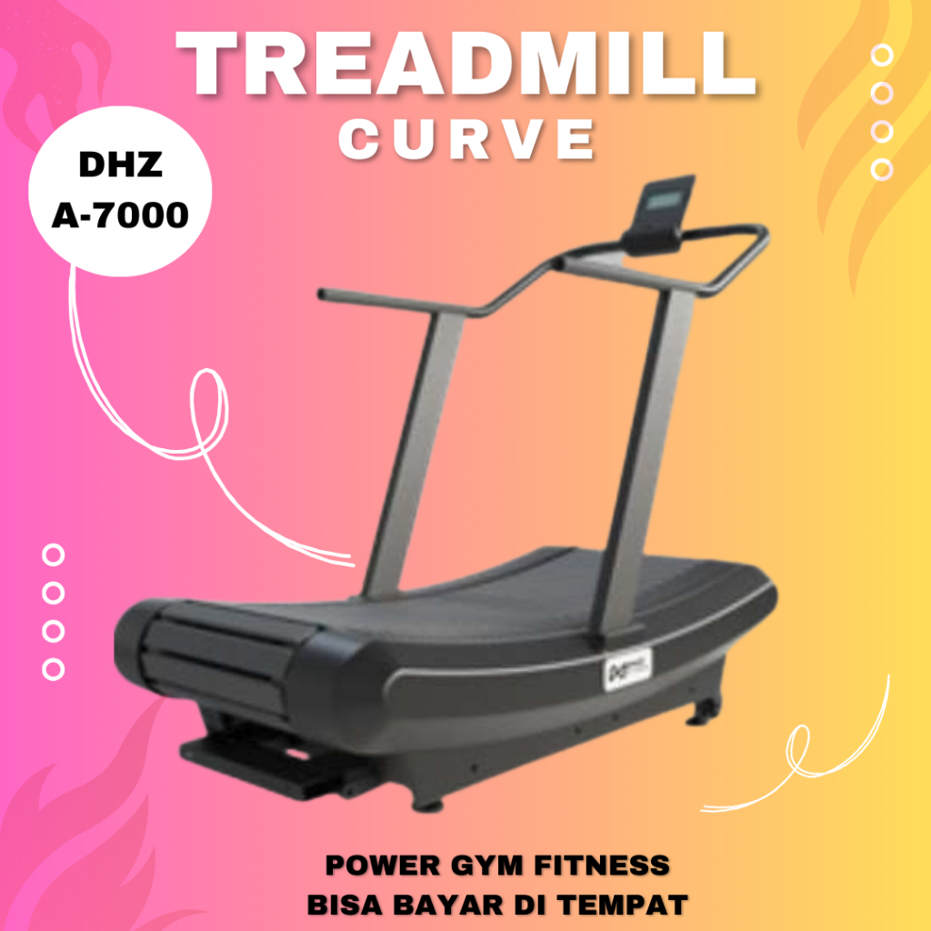 DHZ ALAT FITNESS CURVE TREADMILL A 7000