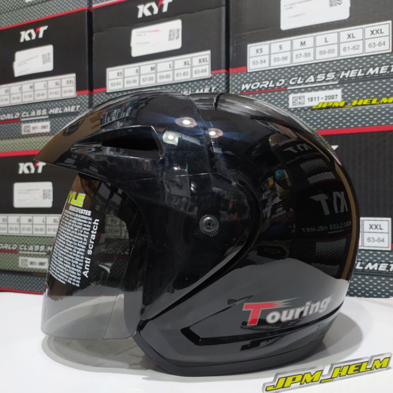 bmc touring polos helm dewasa hitam doff granito