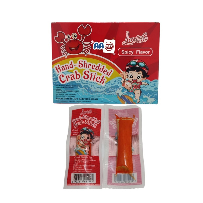 

JUN Crab Stick Box Isi 20 Aneka Rasa Halal
