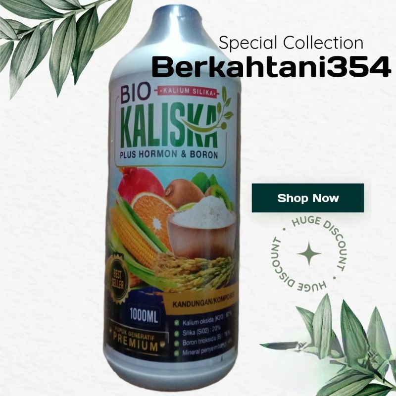 Pupuk kalium silika bio kaliska 1liter plus boron
