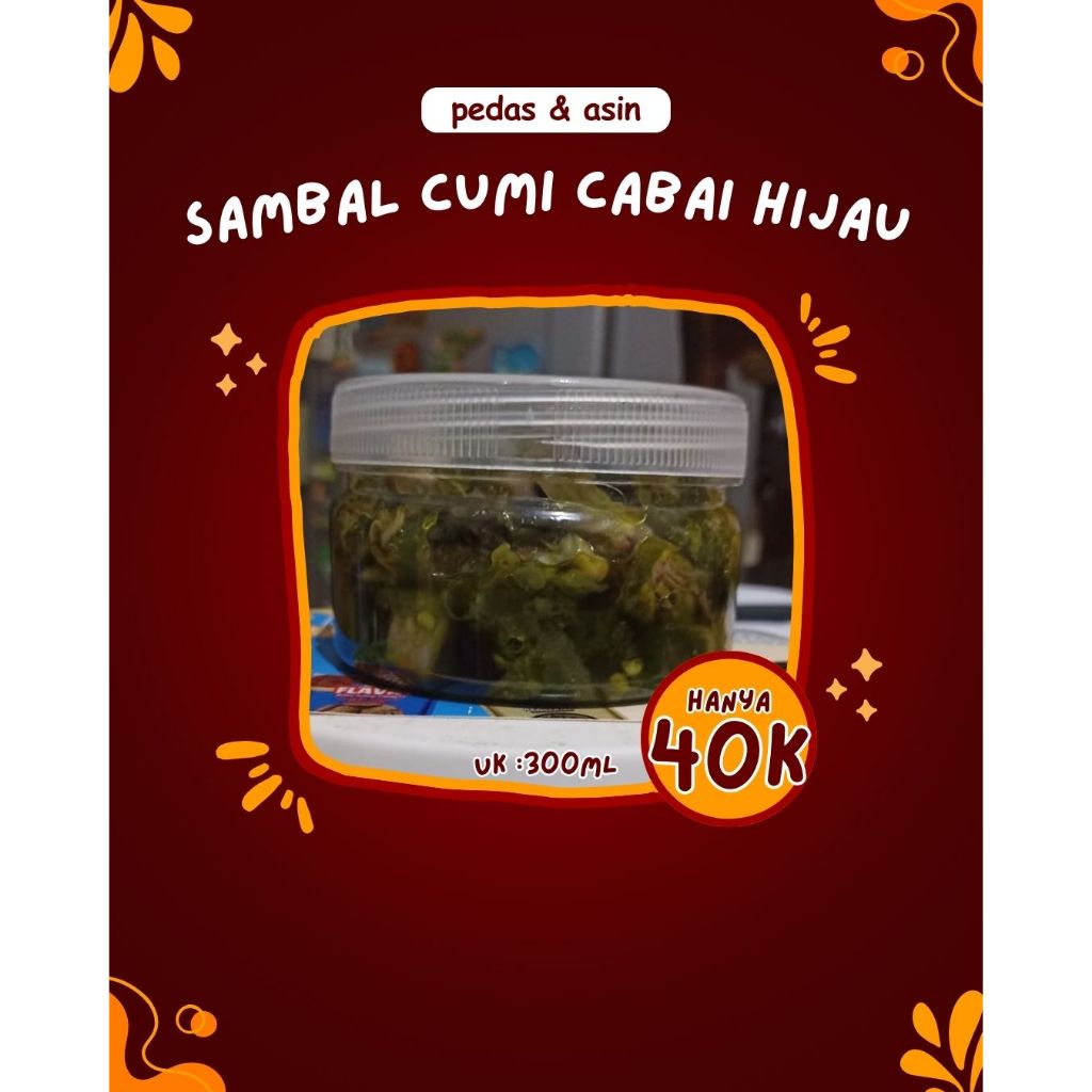 

SAMBAL CUMI CABAI HIJAU