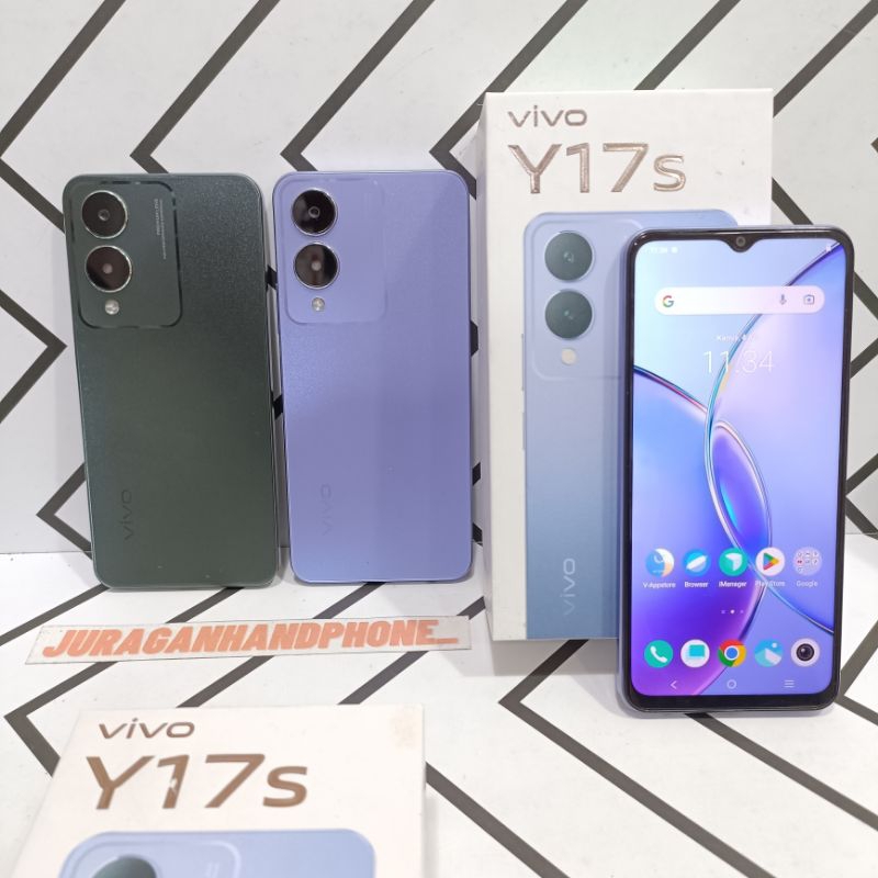 VIVO Y17S RAM 4/64GB HP SECOND SEKEN FULLSET