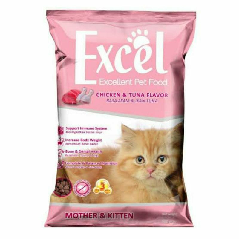 Excel Makanan Kucing TUNA / Chicken / Salmon