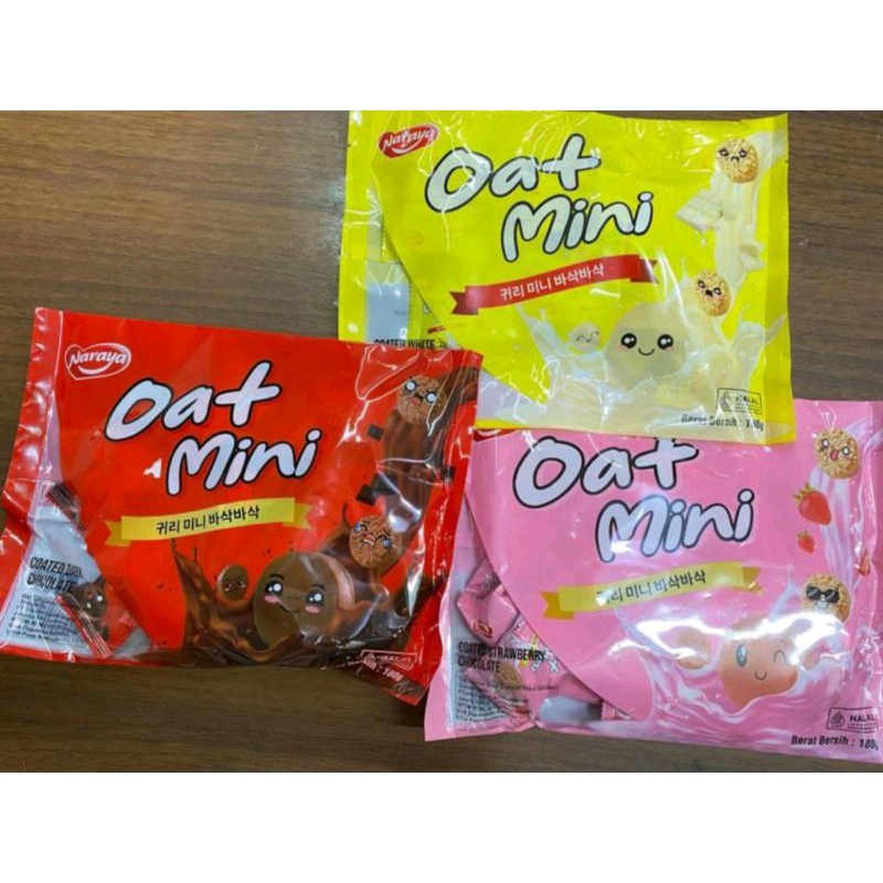 

Naraya Oat Mini 180gram rasa coklat/strawberry