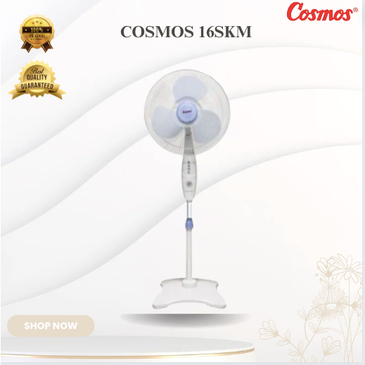 Cosmos Kipas Angin 16SKM Stand Fan 16inch/16 SKM/16-SKM/KIPAS ANGIN BERDIRI 16 INCH TERMURAH ORI