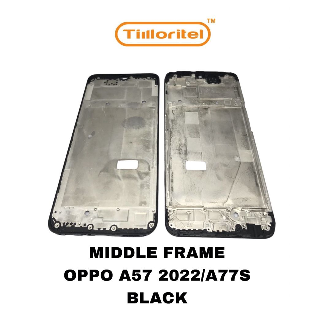 MIDDLE FRAME OPPO A57 2022/A77S BLACK