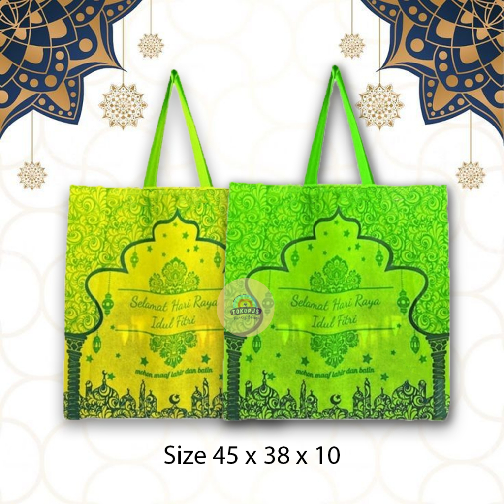 

Tas Souvenir Idul Fitri Lebaran Ramadhan ukuran 45 x 38 x 10 cm Per PCS