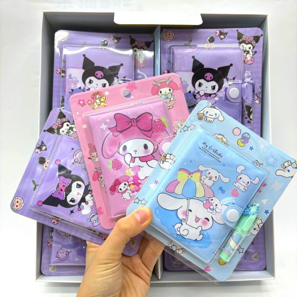 

Buku Memo Kancing Buku Diary Mini Notebook Anak Alat Tulis Anak Sekolah Karakter Kuromi Cinnamoroll Melody Hadiah Ulang Tahun Anak Kado Anak Souvernir Anak