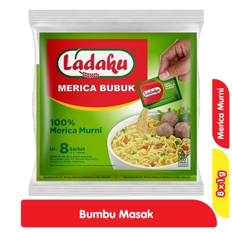 

Ladaku Merica Bubuk 8 x 1g