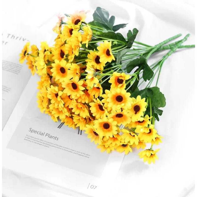 Bunga Matahari Hiasan Artificial Plastik Hiasan Ruang Tamu Tidur