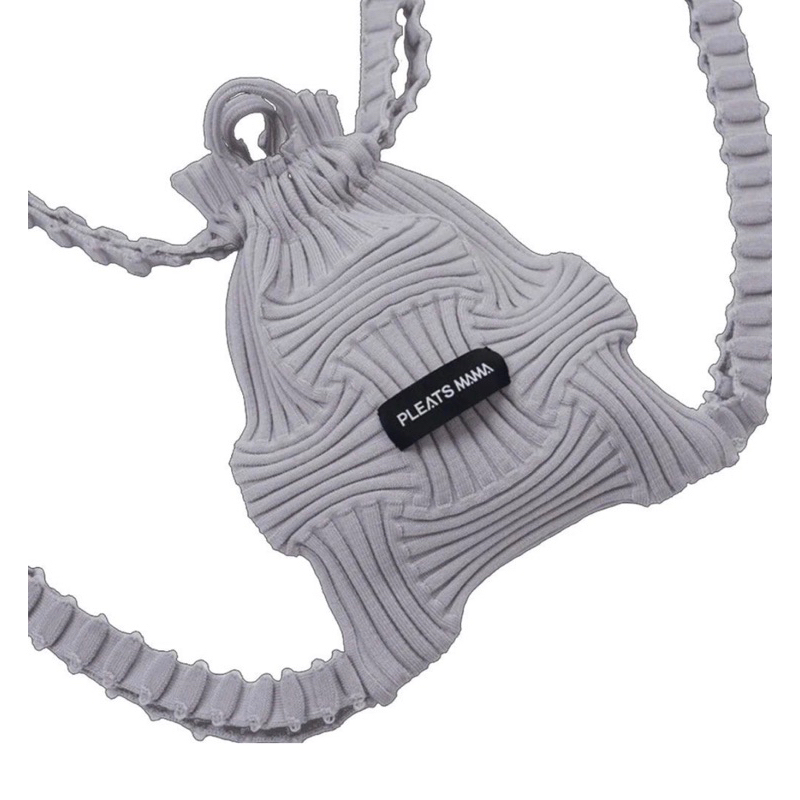 Pleats Mama Mini Bow Grey