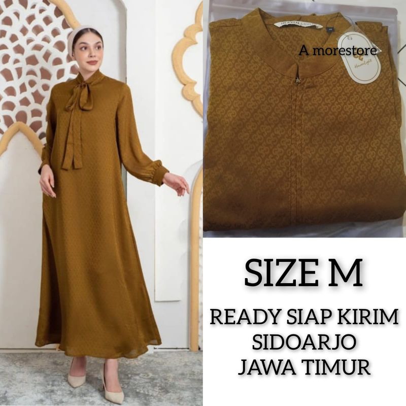 ADARA DRESS CARAMEL M HEAVEN LIGHTS HL signature alma dress izzy heaven lights agra heavenlightsoffi