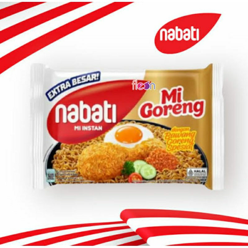 

Nabati mi goreng instan extra besar