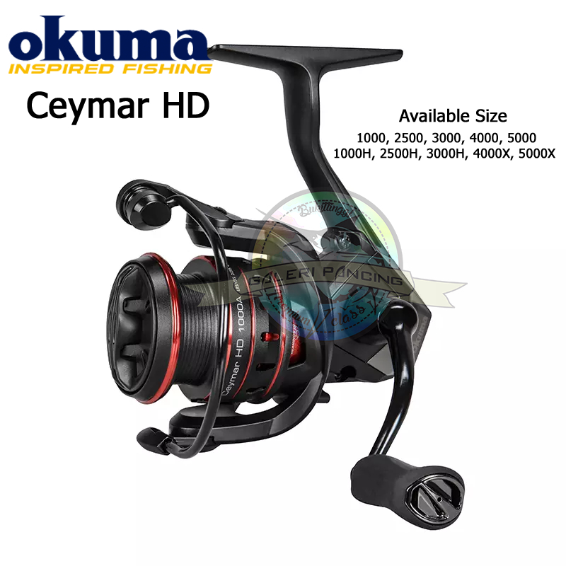 Reel Pancing Okuma Ceymar HD CHD 1000, 2500, 3000, 4000, 5000 Screw in Power Handle