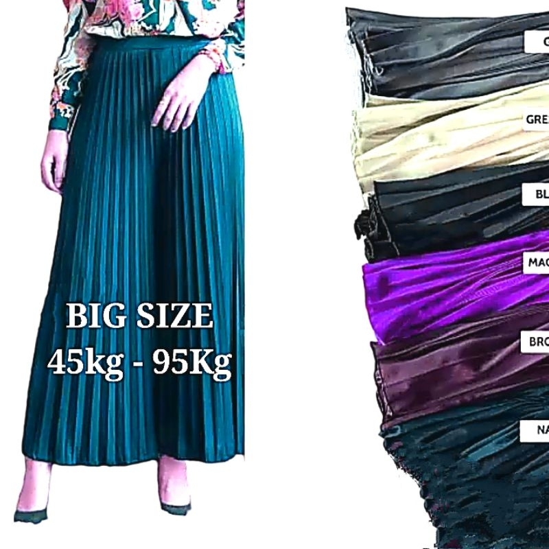 KALTIM Kulot Plisket Hyget Super Jumbo