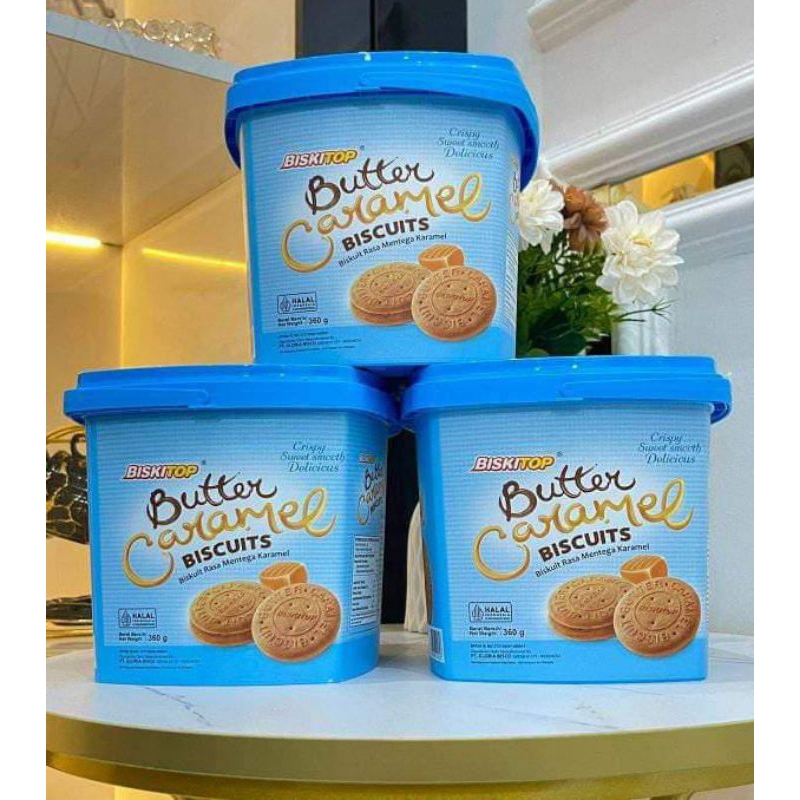 

Biskitop Timbo Kotak Butter Caramel & Coffee Caramel 360Gr